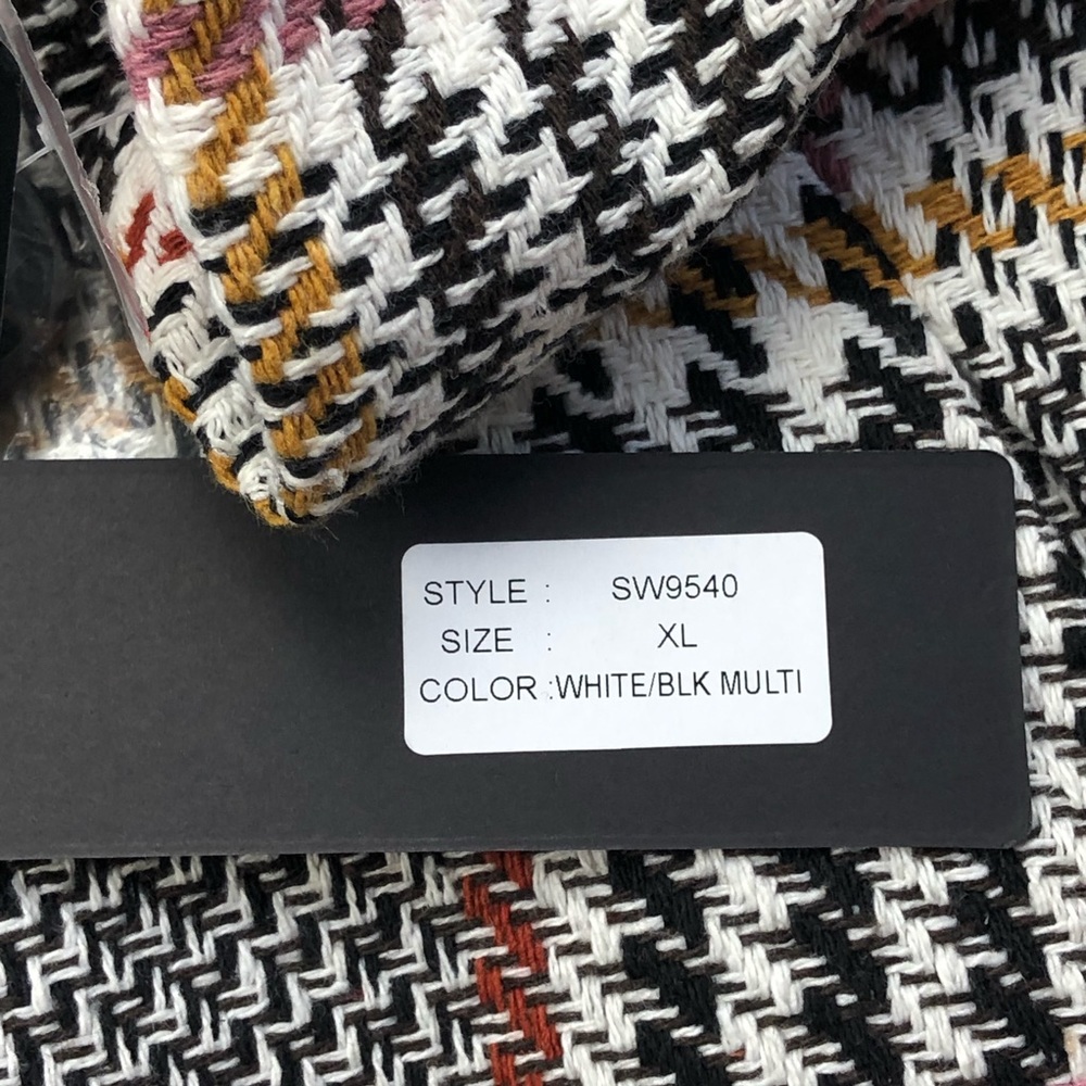 NWT Sebby Glen Plaid Houndstooth Woven Coat XL - Picture 12 of 12